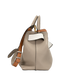 2Way Shoulder Bag, &pound;395, Handbags, Grey, Leather, Side view
